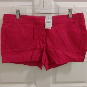 **NWT** J.Crew Chino pink shorts size 10